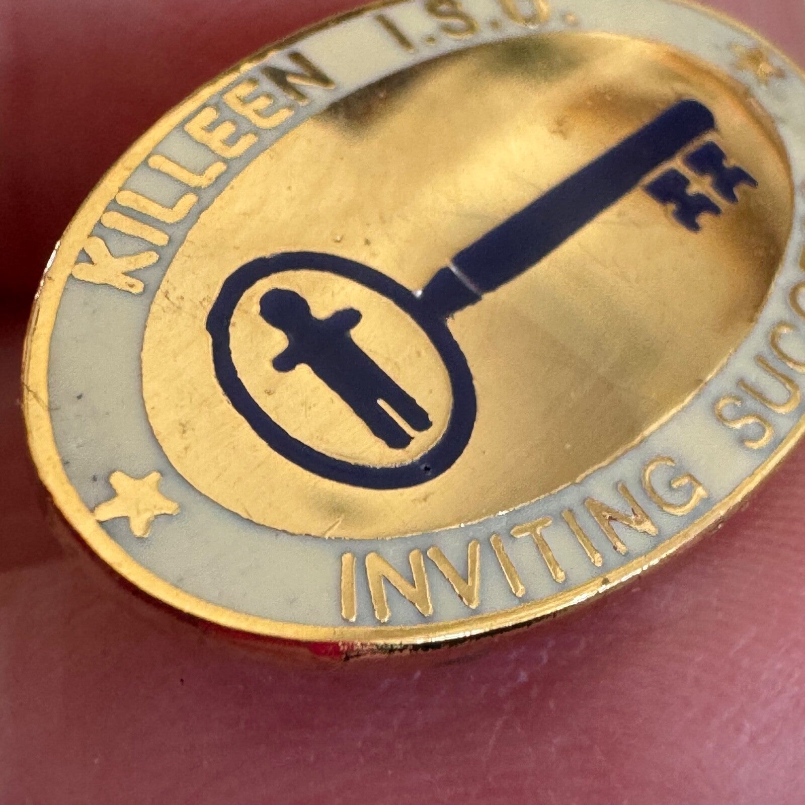 Vintage Killeen Independent School District I.S.D. Texas Lapel Pin