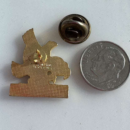 Vintage University of Iowa Hawkeyes Enamel Lapel Pin