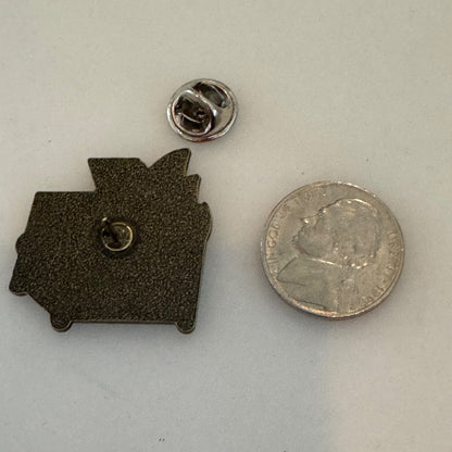 Dumpster Fire Enamel Lapel Pin