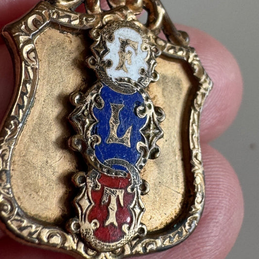 Vintage Victorian International Order of Odd Fellows IOOF FLT Fob Charm Pendant