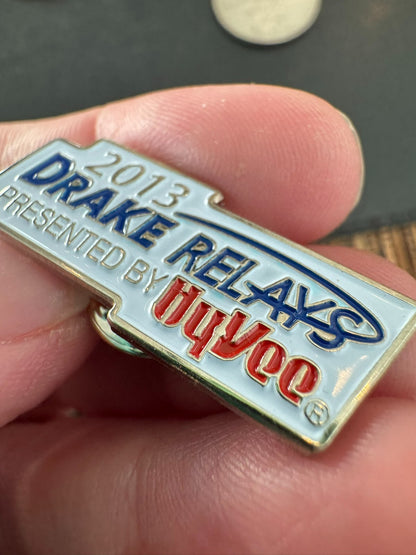 2013 Drake Relays Presented by Hy-Vee Lapel Pin Track and Field