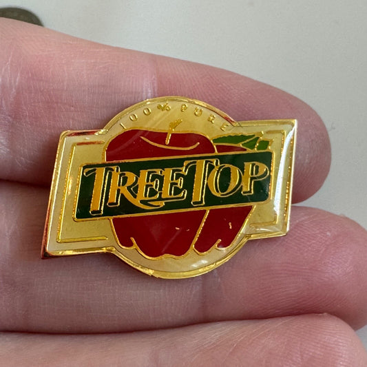 Tree Top Apple Juice 100 Percent Pure Logo Lapel Pin TreeTop