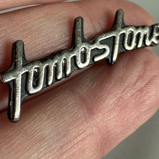 Vintage Tombstone Arizona Logo Pin Western Collectible Lapel Badge