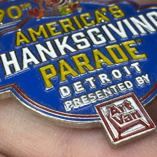 90th American's Thanksgiving Parade Detroit Presented by Art Van Lapel Pin