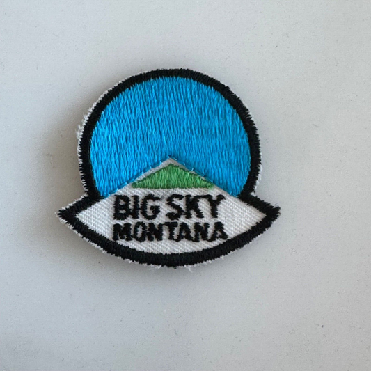 Vintage Big Sky Montana Logo Ski Resort Patch