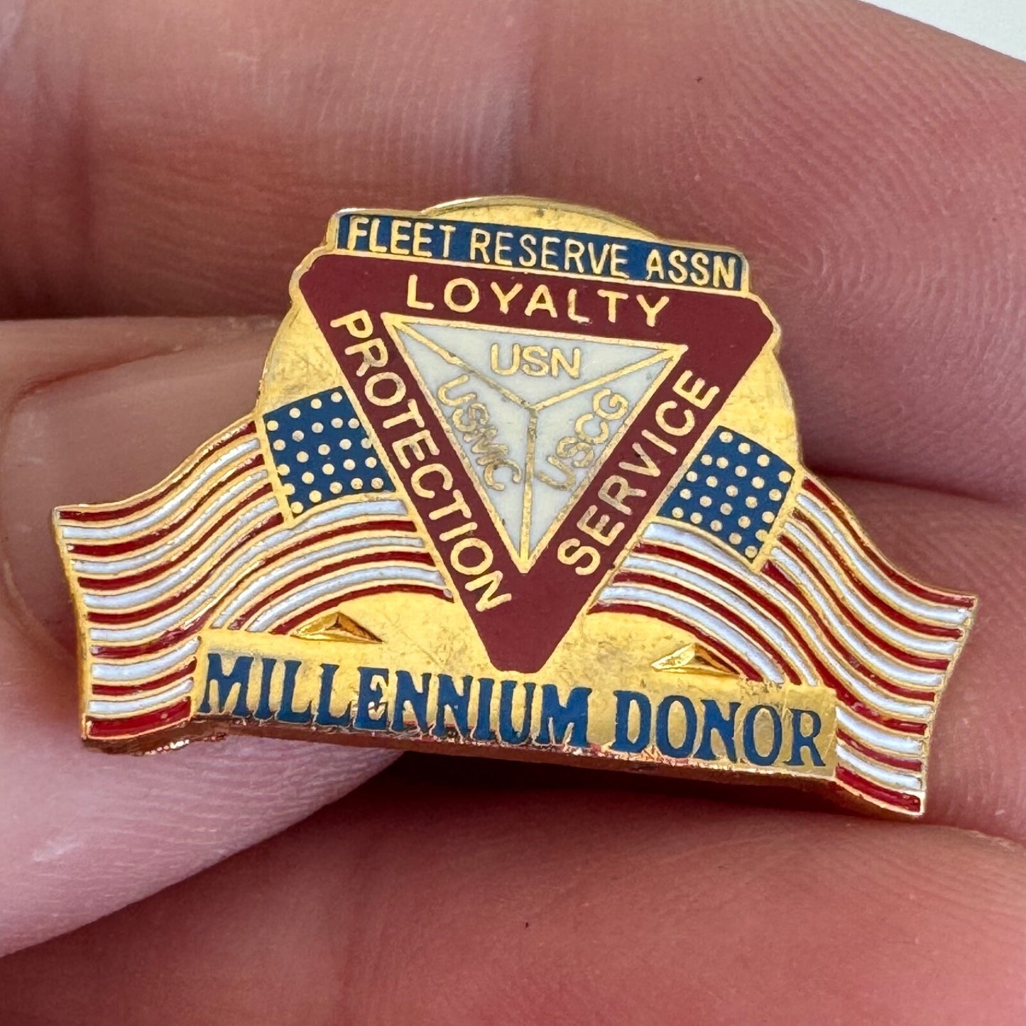 Vintage Fleet Reserve Association Millenium Donor Lapel Pin
