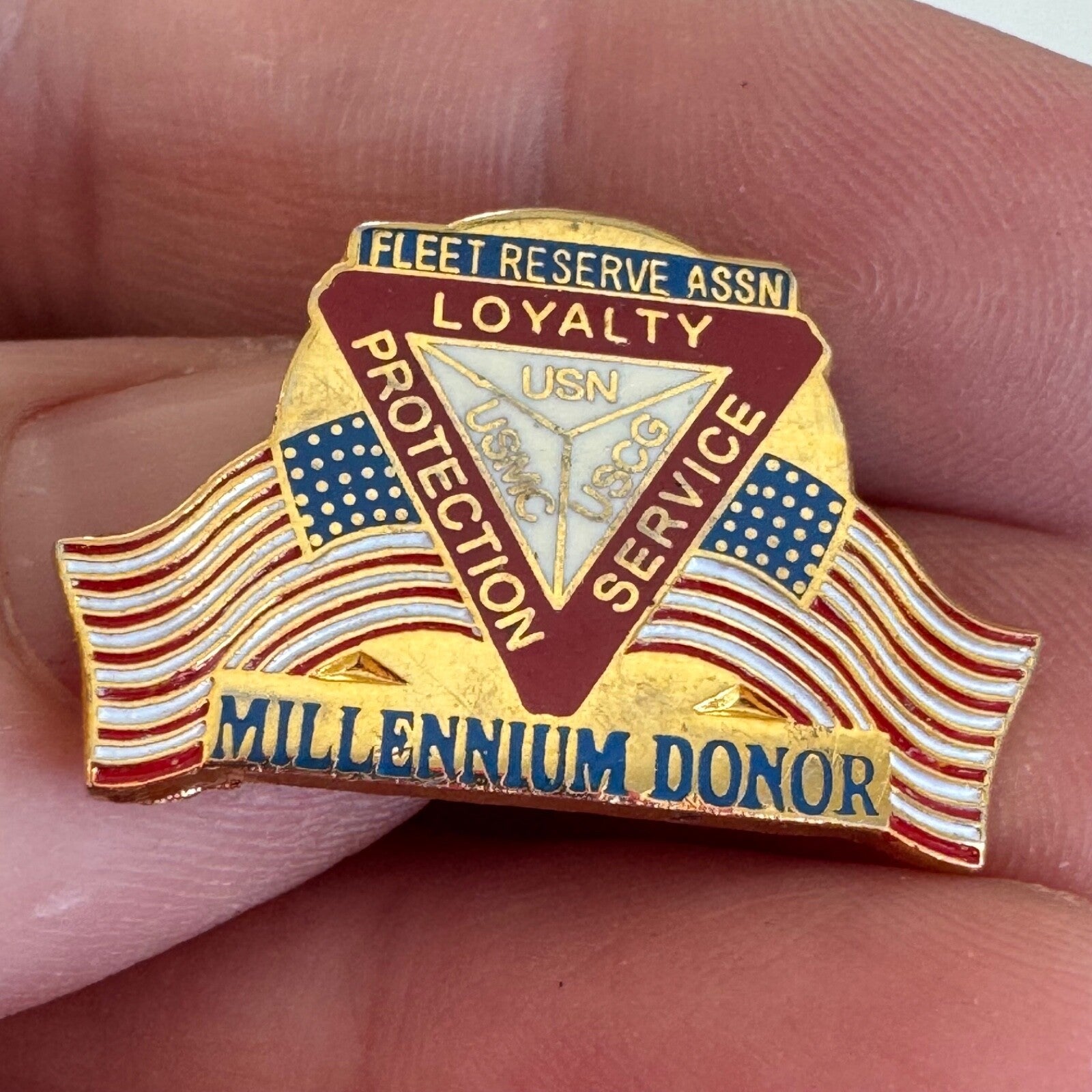 Vintage Fleet Reserve Association Millenium Donor Lapel Pin