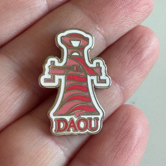 DAOU Vineyards Pink Lapel Pin Bell Image Paso Robles California