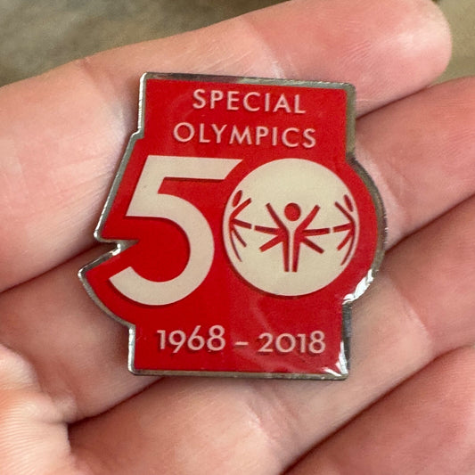 50th Anniversary of Special Olympics Lapel Pin 1968-2018