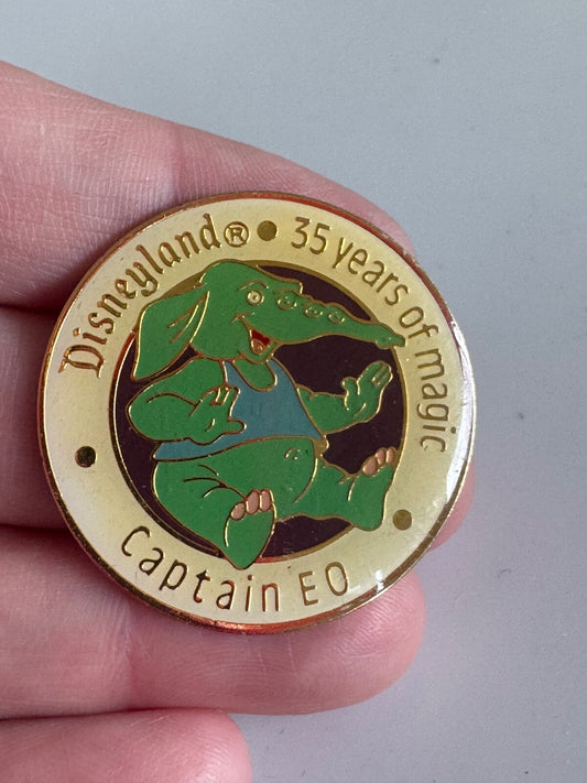 Vintage Disneyland 35 Years Captain EO Enamel Pin Michael Jackson 
