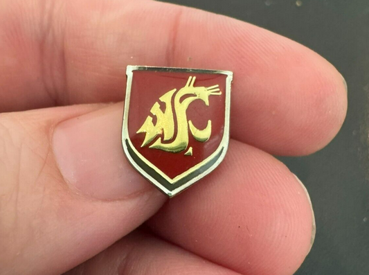 Washington State University Shield Lapel Pin Cougars College