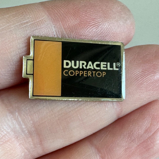 Duracell Battery Lapel Pin Advertising