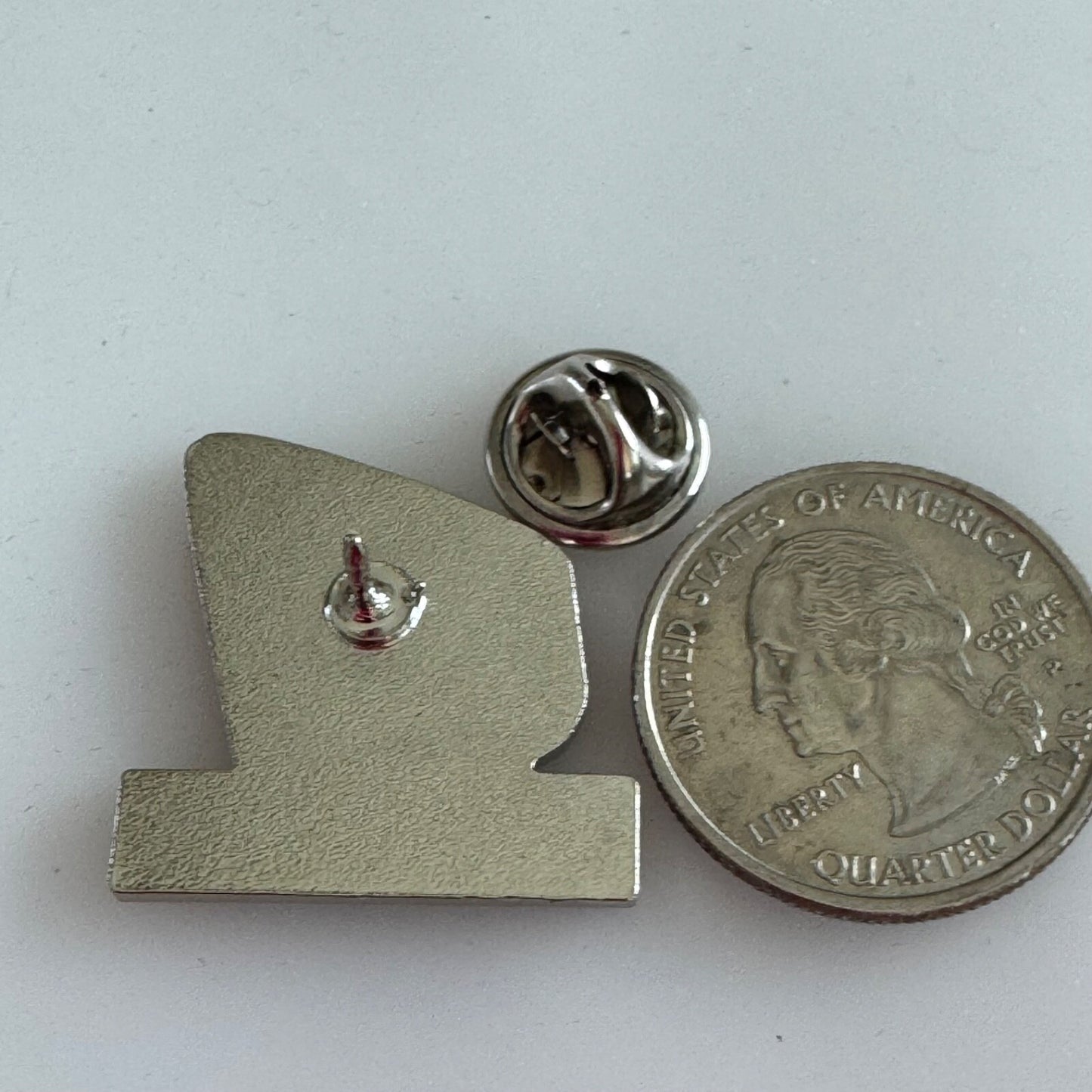 Vintage SendOutCards Enamel Lapel Pin Silver Tone Promptings Send Out Cards