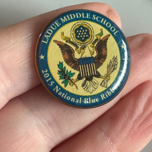 Ladue Middle School 2015 National Blue Ribbon Pin – U.S. Eagle Emblem