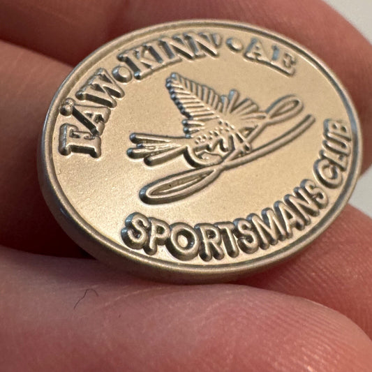 Faw Kinn Ae Sportsmans Club Lapel Pin Fawkinnae