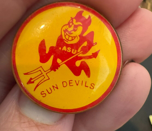 Arizona State University Sun Devils Lapel Pin Vintage ASU