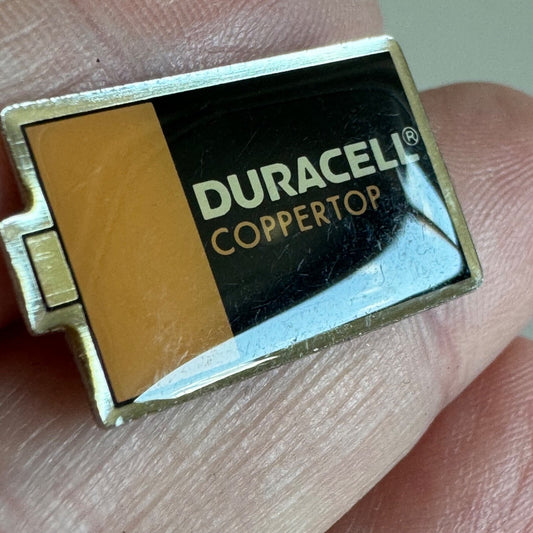 Duracell Battery Lapel Pin Advertising