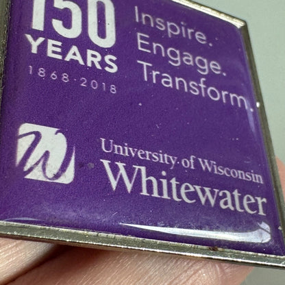 University of Wisconsin Whitewater 150th Anniversary Lapel Pin