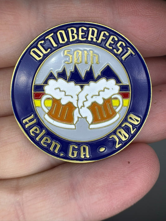 50th Octoberfest Helen Georgia 2020 Covid-19 Lapel Pin 