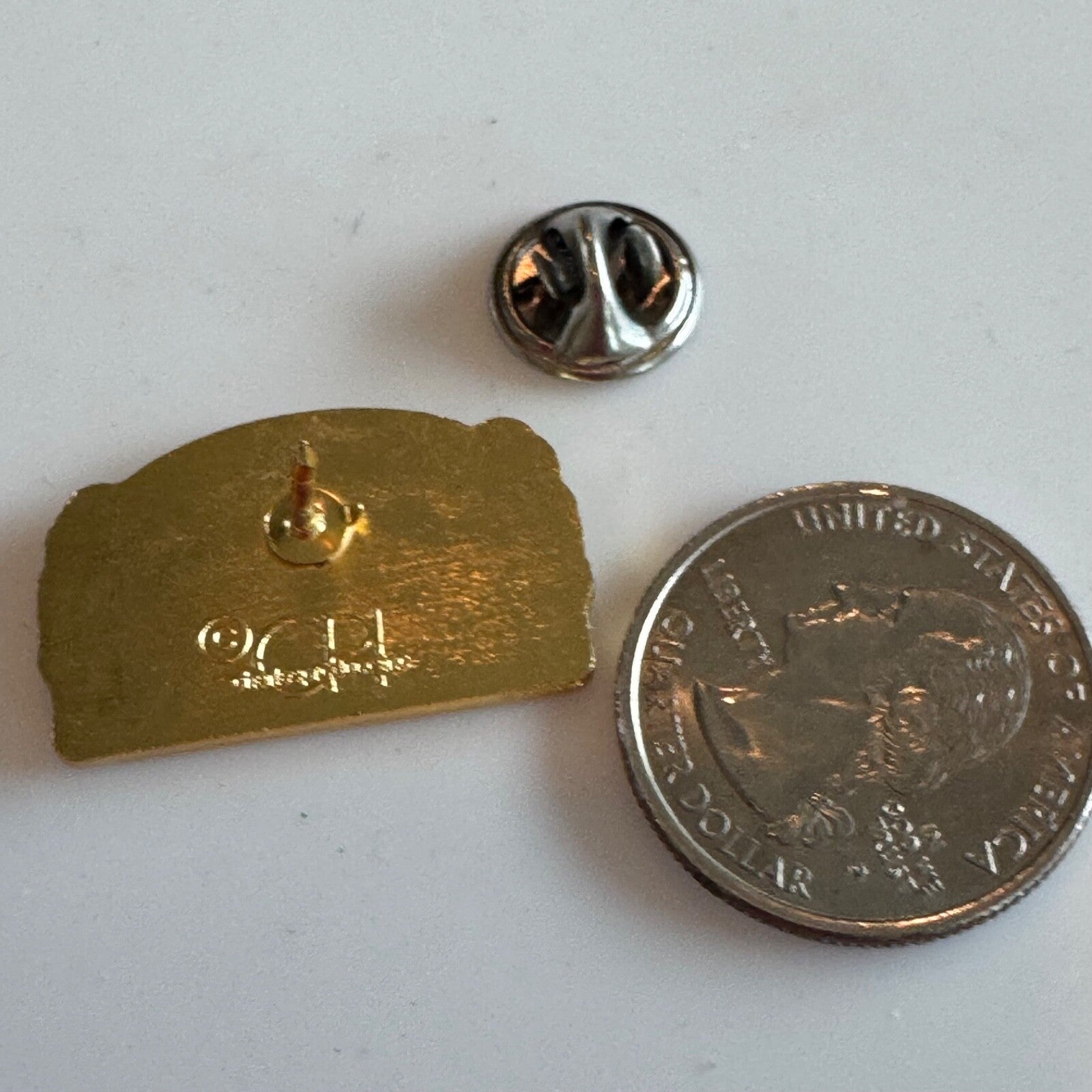 Vintage Monticello Charlottesville Virginia Souvenir Tourist Lapel Pin
