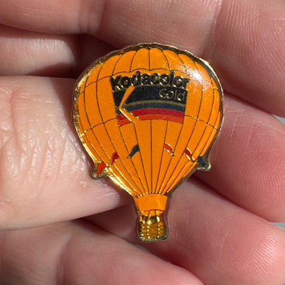 Kodacolor Gold Hot Air Balloon Kodak Film Lapel Pin