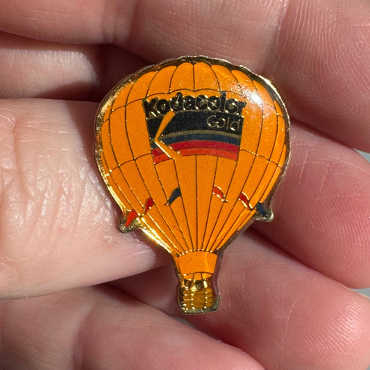 Kodacolor Gold Hot Air Balloon Kodak Film Lapel Pin