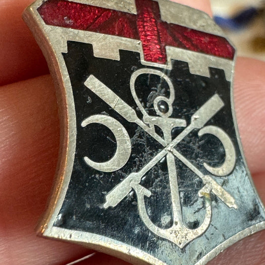 Vintage 7th Engineer Battalion DUI DI N.S. Meyer Lapel Pin