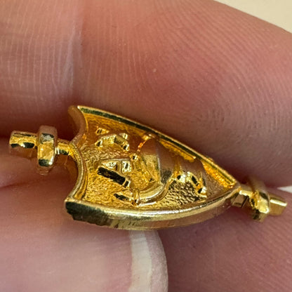Alpha Chi Honor Society Honorary Gold Tone Lapel Pin