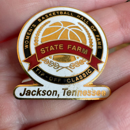 Womens Basketball Hall of Fame Tip Off Classic State Farm Pat Summitt Pin RARE