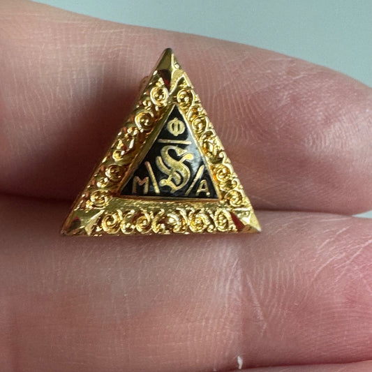 Vintage Phi Mu Alpha Sinfonia Music Fraternity Lapel Pin