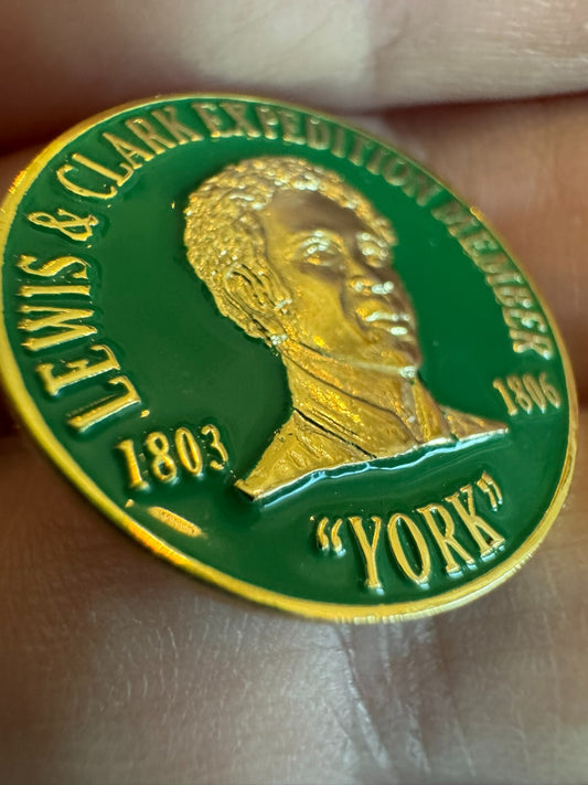 Vintage Lewis and Clark Expedition Member YORK Souvenir Lapel PIn
