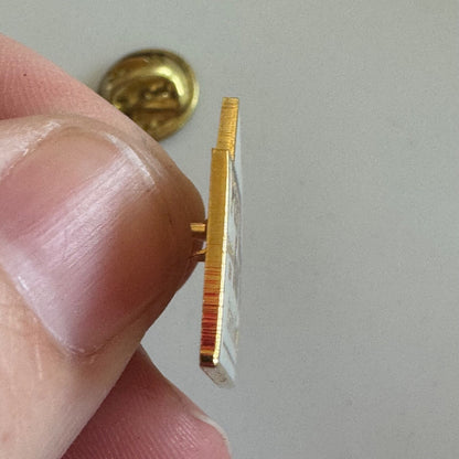 Vintage Post Falls Idaho's River City Lapel Pin Idaho Souvenir Tourist