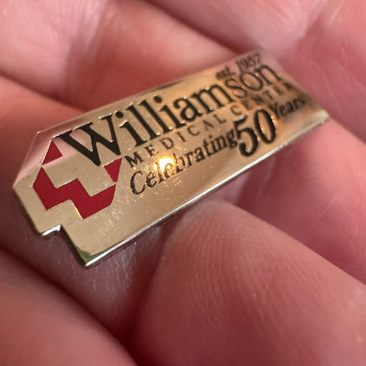 Williamson Medical Center - Celebrating 50 Years Lapel Pin Franklin Tennessee