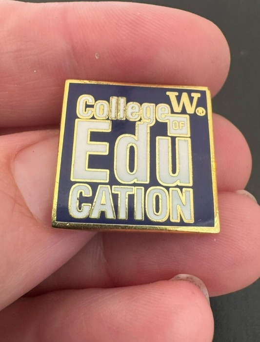 University of Washington College of Education Lapel Pin UW Huskies