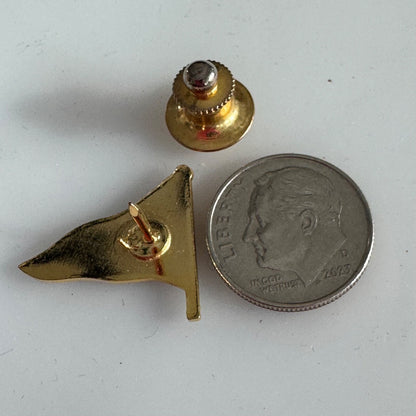 Vintage United States Military Academy USMA Army Pennant Flag Lapel Pin