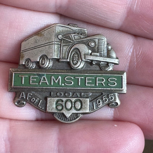1955 Teamsters Local 600 Lapel Pin AF of L Missouri International Brotherhood