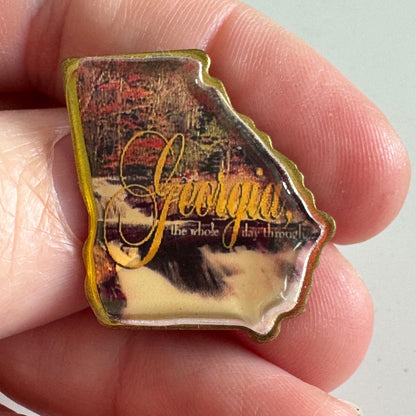 Vintage Georgia The Whole Day Through 1996 Limited Edition Pin On My Mind