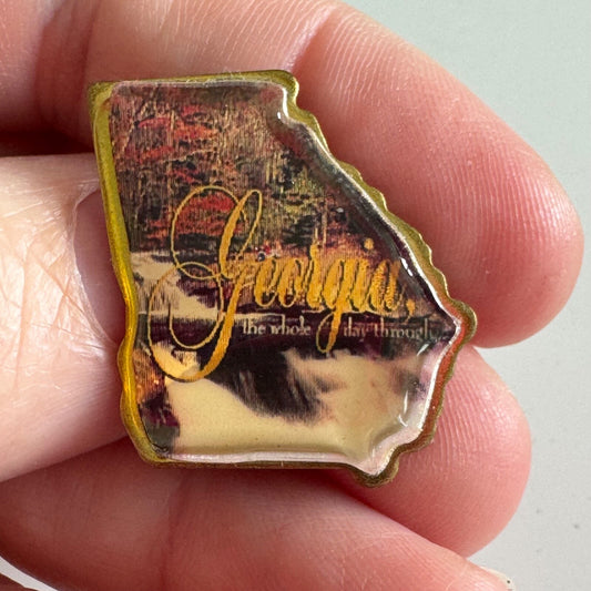 Vintage Georgia The Whole Day Through 1996 Limited Edition Pin On My Mind