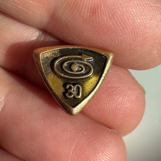 Vintage Whirlpool Employee 30 Year Service Award Lapel Pin 1/10 10k GF