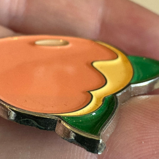 Nintendo Animal Crossing Peach Lapel Pin 2021