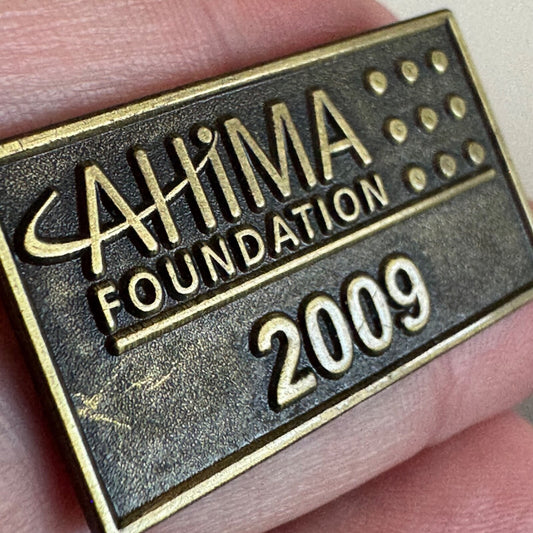 American Health Information Management Asociation AHIMA Foundation 2009 Pin