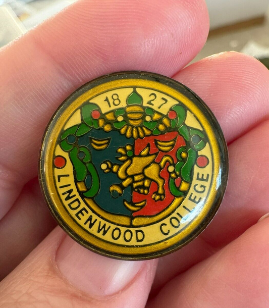 Vintage Lindenwood College Lapel Pin