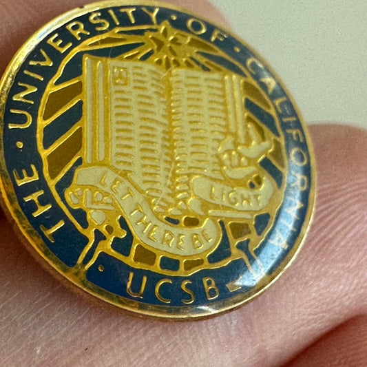 Vintage University of California Santa Barbara UCSB Lapel Pin Gauchos