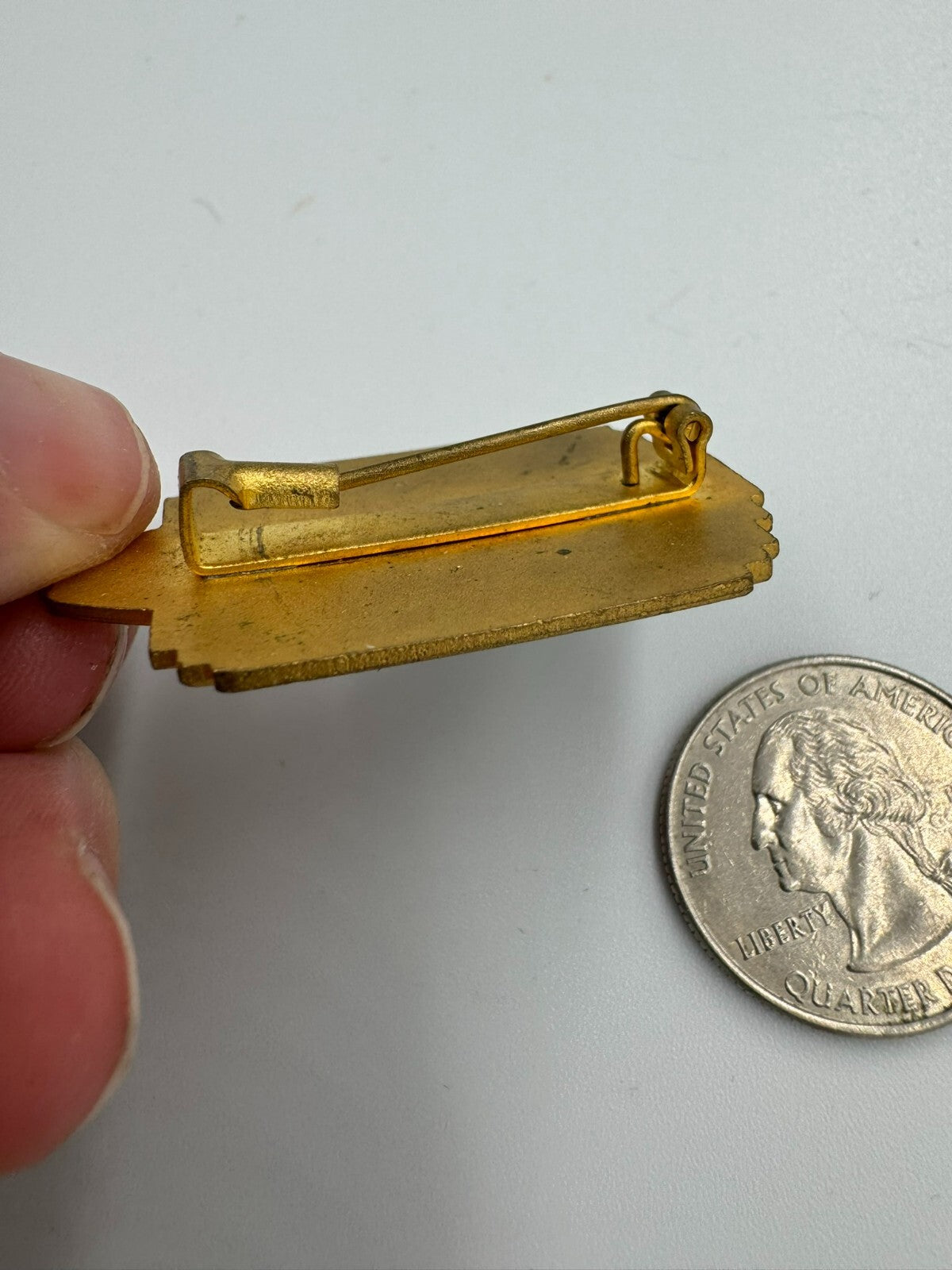Antique GRENOBLE France Tourist Souvenir Lapel Pin