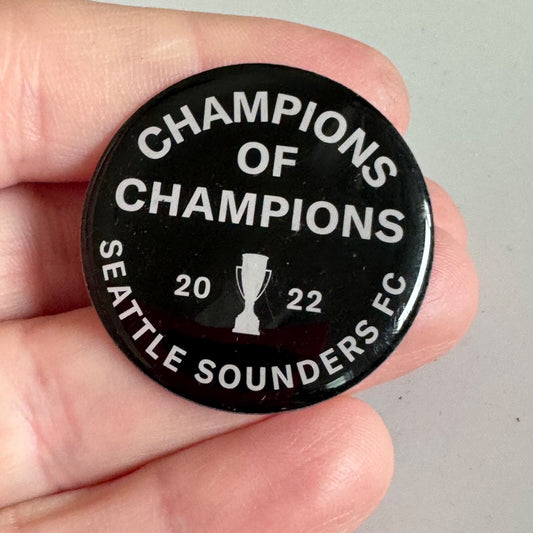 Seattle Sounders FC 2022 Champions of Champions Soccer Pin