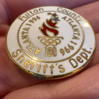 Fulton County Sheriff's Department Atlanta 1996 Enamel Lapel Pin