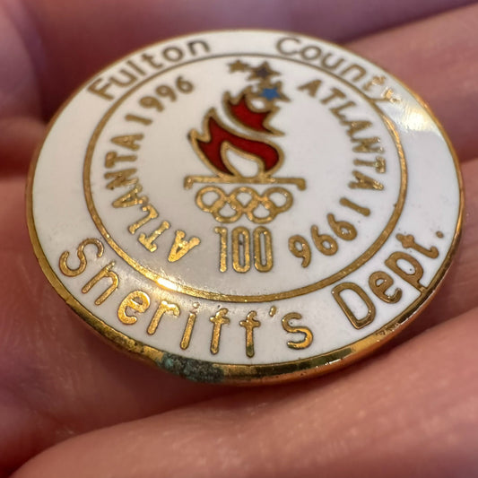 Fulton County Sheriff's Department Atlanta 1996 Enamel Lapel Pin