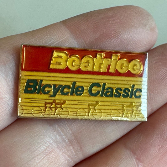 Vintage Beatrice Bicycle Classic Lapel Pin Texas 1980s