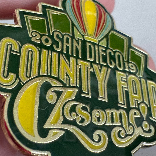 2019 San Diego County Fair Ozsome! Wizard of Oz Themed Balloon Lapel Pin