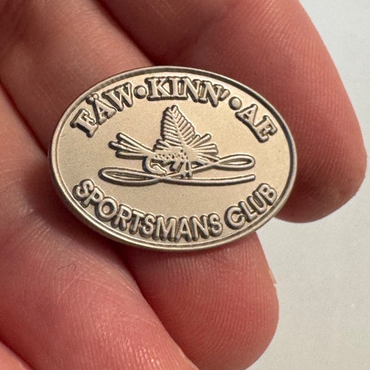 Faw Kinn Ae Sportsmans Club Lapel Pin Fawkinnae
